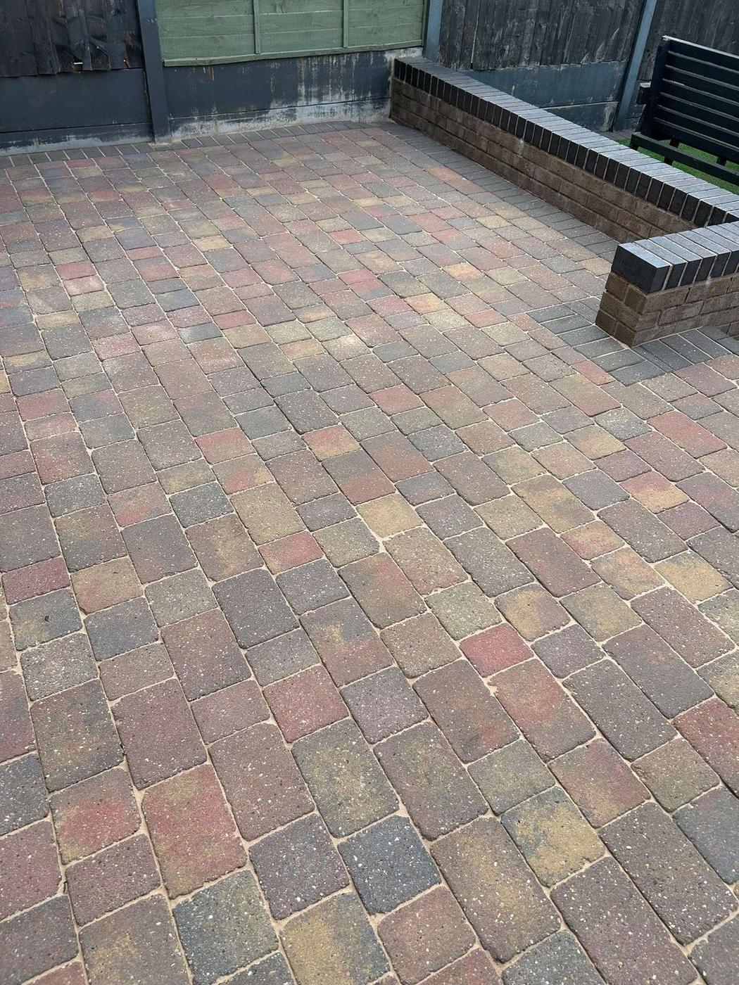 Oil stain treatment job